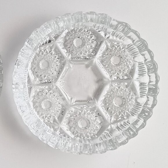 Two Vintage Crystal Ashtrays from Italy - Picture 2 of 6